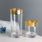 Gold Rimmed Champagne Wine Water Tumbler Drinking Glass Cups For Home And Bar