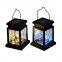 Colorful Waterproof Flickering Lanterns Rechargeable Solar Candle Lantern Solar Powered Waterproof Solar Powered Hanging Lantern