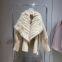 Gentle Jiangnan Beauty Fox Fur Collar Knitted Cardigan Sweater Fur Fur Coat Women Medium-length Style