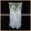 C310B New Arrival white lace and chiffon chair covers for wedding party