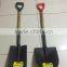 Peru market strong square shovels wood handle shovel D gripe shovels form china