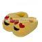 2016 HOT SALE PLUSH EMOJI SHOES, FREE SAMPLE EMOJI PLUHS LIPPER FOR SALE