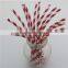 New Arrival Food Grade Beverage Straws Creative New Straw Flexible Bending Paper Straw for Birthday Wedding Party Decoration