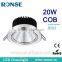 Ronse 20W led cob ceiling light aluminum high quality living room lighting(RS-2042(A))