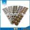 High quality custom design cute heart shape crystal plastic domed epoxy sticker
