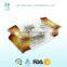 OEM factory customized printing laminated flat bottom heat sealed clear pouch