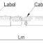 Din Male to DIN Male jumper cable 1/2'' flexible coaxial cable, RF component used in base station for telecommunication