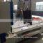 Hydraulic shearing machine with front feeder