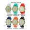 Vogue design gold anchor dial silicone watch, candy color 3D face jelly watch, girls boys hot fashion watch