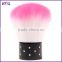 9 colors Nail Dust Brush comfortable useful round nail cleaning brush face makeup brush