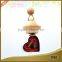 mini wooden cap fashion cute heart design car perfume