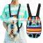 New Carven Pet Front Carrier Bag Dog Cat Striped Travel Bag Backpack AM002229