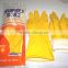 Latex Rubber Glove origainal yellow color chemical resistant household glive industrial rubber gloves work gloves