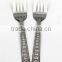Stainless steel table & camping fork with heart-shaped handle