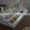 High quality hex shapewholesale Acrylic cosmetic store display with Experienced Factory Made