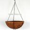 wire iron wall hanging baskets on sale