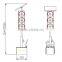 Hot selling kutuo solar traffic light 300mm mobile solar energy traffic cone light