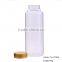 15oz liquid glass bottle, custom liquid containers large with metal lid
