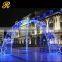Wedding white led light decoration romantic cheap inflatable arch for sale