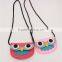 hot sale kids non-woven owl coin case, baby decorative animal style bag