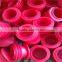 Red new design plastic cap , customized PP /PE cap