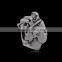 Ready Stock 316L Stainless Steel Royal Queen Human Figure European Charms Spacer Loose Beads For Bracelet Making SEB-LG174
