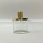 60ML Glod UV cap Transparent perfume glass bottle