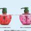 Strawberry shaped dot painted body lotion spray bottle shampoo plastic empty hand sanitizer bottle
