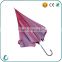 special ladies unique color change thin handle straight umbrella for gift