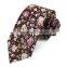 New Floral tie,Design Cotton Linen tie,Cotton Mens Ties