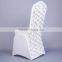 Blue cheap wedding spandex chair covers wholesale good quality ruffled chair cover
