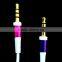 Metal Mic Lover Couple Luminous Mobile Earphone Headset Zipper In Ear 3.5mm