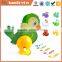 Promotional diy jumping wind up small animal toys