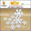 3D hanging decorative plastic snowflakes/Christmas decor snowflakes white