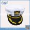 Custom Wholesale White Captain Sailor Hat                        
                                                Quality Choice