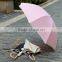 23 Inch Lady Pink Manual Cheap Bright Color Umbrella