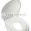 D Shape Family Duroplast Soft Close Toilet Seat,Toilet Seat Damper Sanitary Novelty Urea Shape Family Use Elevated Toilet Seat