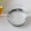 Promotional New Design Clear Mouth Blown Double Wall Glass Coffee Cup With Lid & Sleeve