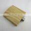 New design wooden stainless steel hip flask