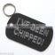 Metal Tag Dog with Emboss Logo on