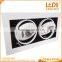cheap wholesale aluminum recessed double heads 20w 30w cob led grille light                        
                                                Quality Choice
