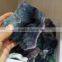 wholesale wonderful natural rainbow green and purple fluorite slice rough crystal gemstone