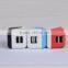 Output 3.1A Super Mini Dual USB travle charger with foldable US plug for iPhone 6S iPad Pro
