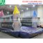 Top sale moon inflatable jumping bed inflatable bounce round for kids
