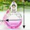 8ml Colorful Pink Flat Round Perfume Roller Ball Bottle