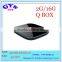 Latest Android5.1 tv box Q Box Amlogic S905 Android 5.1 tv box ram 2g rom 16g 4K Kodi 16.0 Qbox full stock