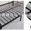 Twin-Over-Full metal Bunk Bed black