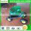 rolling garden work seat cart with four wheels