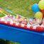Red White Stripes Inflatable Buffet Salad Bar Serving Station