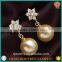 gold south sea pearl earrings for women jewelry